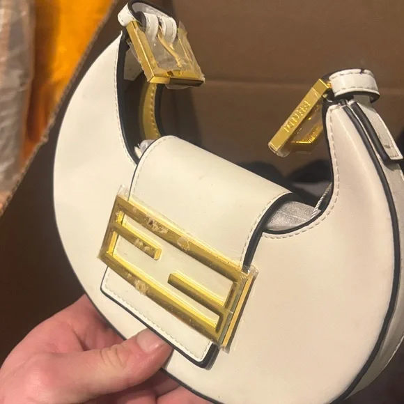 Fendi Mini Bag in White and gold - Picture 7 of 7